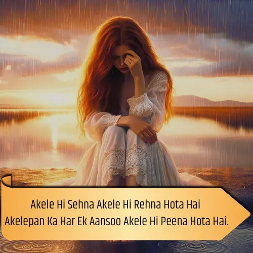 Alone Sad Shayari in English